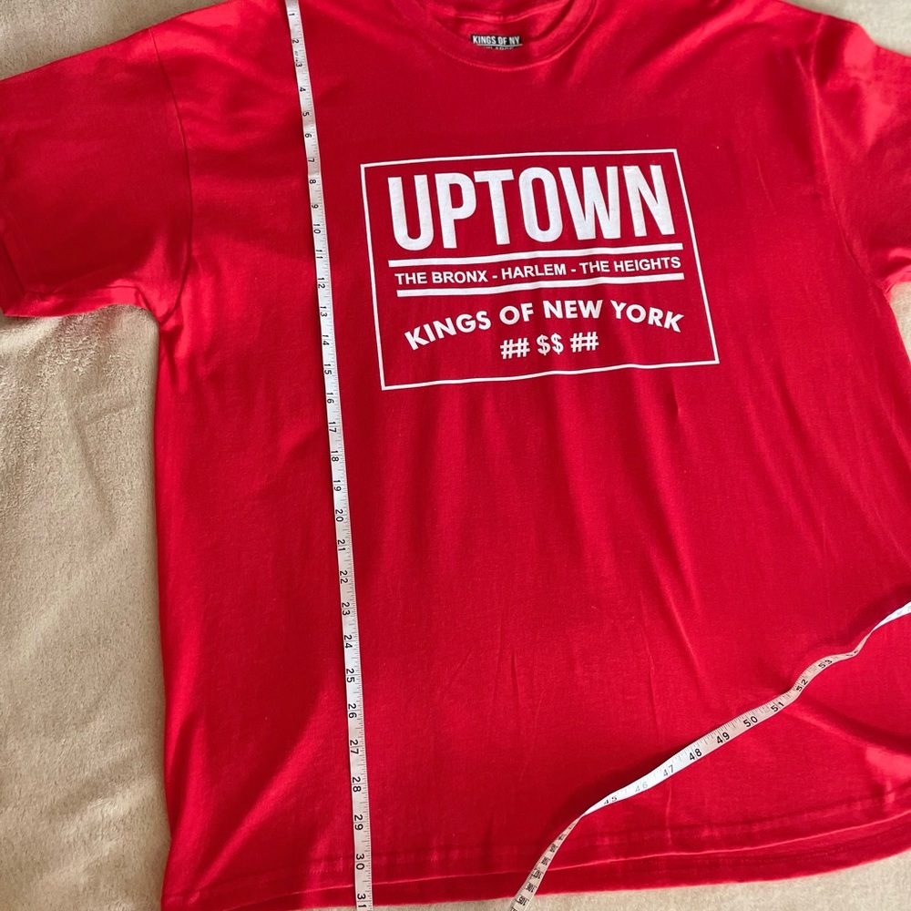 Kings of New York Red Graphic T-Shirt - Size 2XL - Picture 8 of 9